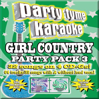 Party Tyme Karaoke: Girl Country Party Pack, Vol. 3