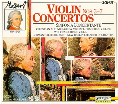 Mozart: Violin Concertos Nos. 3-7