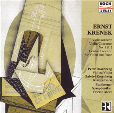 Ernst Krenek: Violin Concertos Nos. 1 & 2; Double Concerto