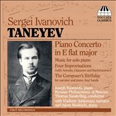 Sergei Ivanovich Taneyev: Piano Concerto in E flat major