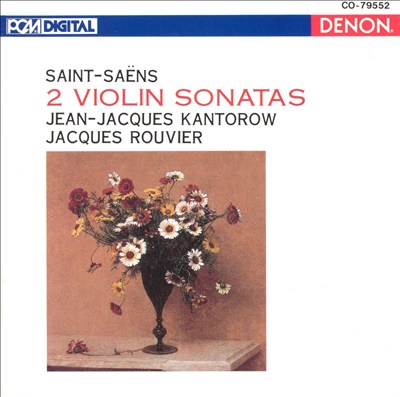 Saint-Saëns 2 Violin Sonatas