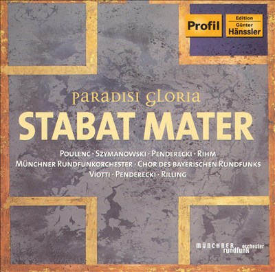 Stabat Mater, for soprano, chorus & orchestra, FP 148
