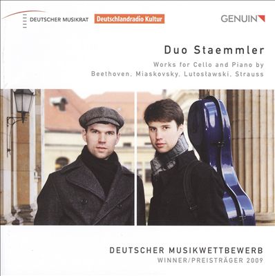 Works for Cello and Piano by Beethoven, Miaskovsky, Lutoslawski, Strauss