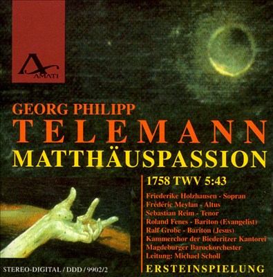 Telemann: Matthäuspassion