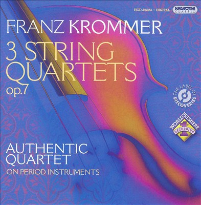 String Quartets (3), Op. 7