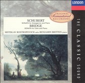 Schubert: Sonata for Arpeggione and Piano; Bridge: Sonata for Cello and Piano