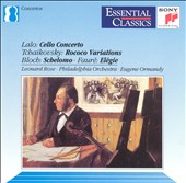 Lalo, Tchaikovsky, Bloch, Faure: Cello Works