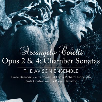 Sonate da camera a tre (Trio Sonatas) (12), for 2 violins & violone (or harpsichord), Op. 2