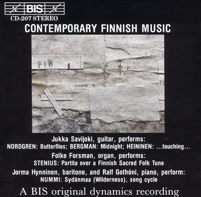 Sydänmaa (Wilderness) for voice & piano: No. 3, Suomalainen madonna