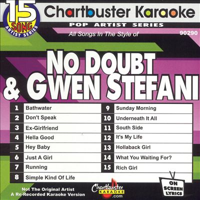 Chartbuster Karaoke: No Doubt [15 Tracks]