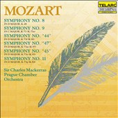 Mozart: Symphony No. 8; Symphony No. 9; Symphony No. 44; Symphony No. 47; Symphony No. 45; Symphony No. 11