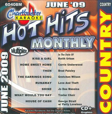 Chartbuster Karaoke: Hot Hits Monthly, Country June 2009