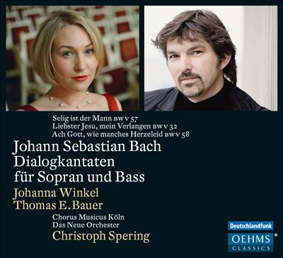Johann Sebastian Bach: Dialogkantaten für Sopran und Bass