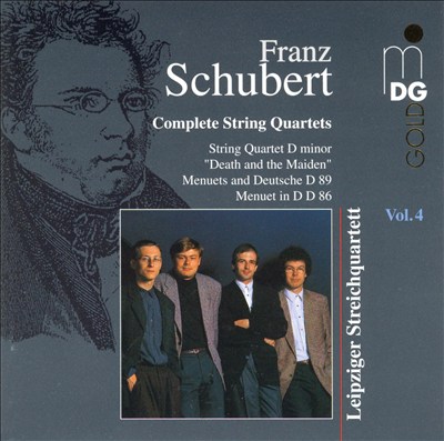 German Dances (5) & Trios (7) with Coda, for string quartet, D. 90