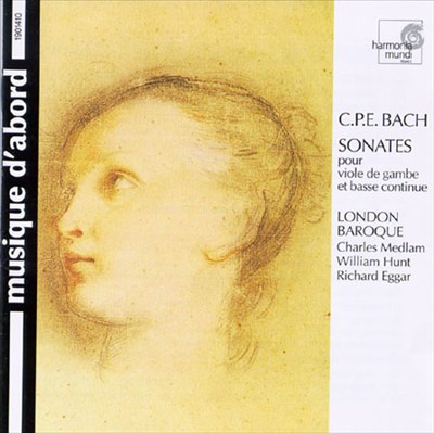 C.P.E. Bach: Sonates pour viole de gambe et basse continue