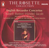 English Recorder Concertos [1983]