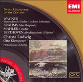 Christa Ludwig sings Wagner, Brahms, Mahler & Beethoven