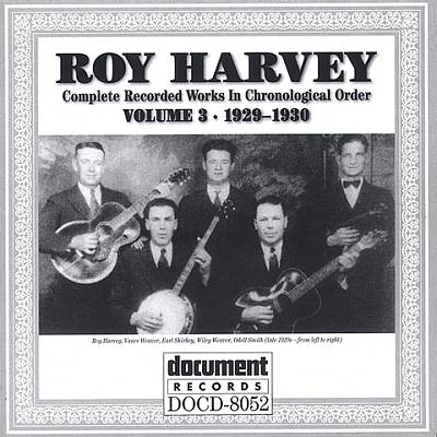 Roy Harvey, Vol. 3: 1929-1930