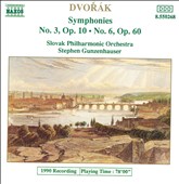 Dvorák: Symphonies Nos. 3 & 6