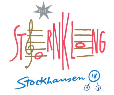 Sternklang, for 21 singers and instrumentalists in 5 groups