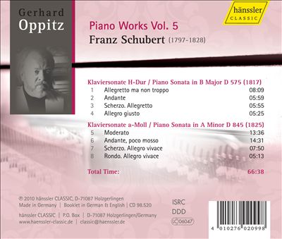 Piano Sonata No. 16 in A minor, D. 845 (Op. 42)