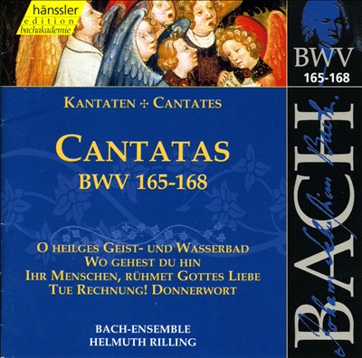 Cantata No. 165, "O heilges Geist- und Wasserbad," BWV 165 (BC A90)