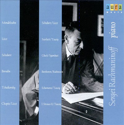 Sergei Rachmaninoff, piano