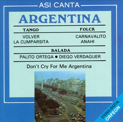 Asi Canta Argentina, Vol. 1