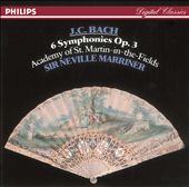 J.C. Bach: 6 Symphonies, Op. 3