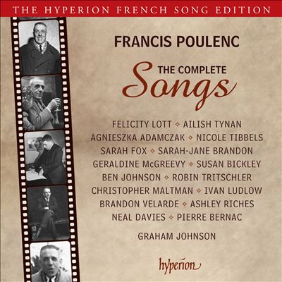Poèmes de Pierre Ronsard (5), for voice & piano (or orchestra), FP 38a