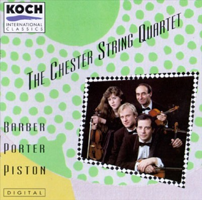 Porter: String Quartet No.3/Barber: String Quartet, Op.11/Piston: String Quartet No.