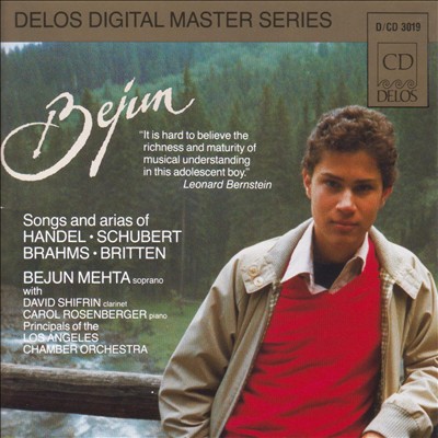 Bejun: Songs and Arias of Handel, Schubert, Brahms, Britten