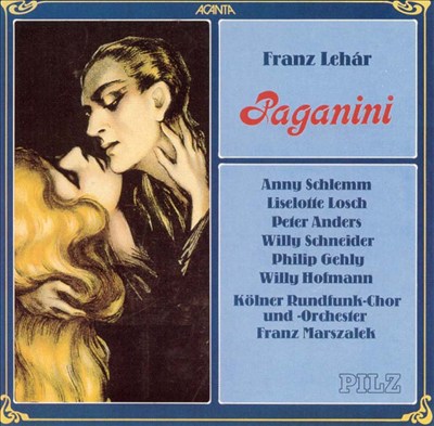 Paganini, operetta in 3 acts
