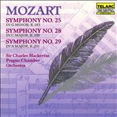 Mozart: Symphonies Nos. 25, 28 & 29