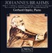 Brahms: Sonata No. 3; Klavierstücke, Op. 119