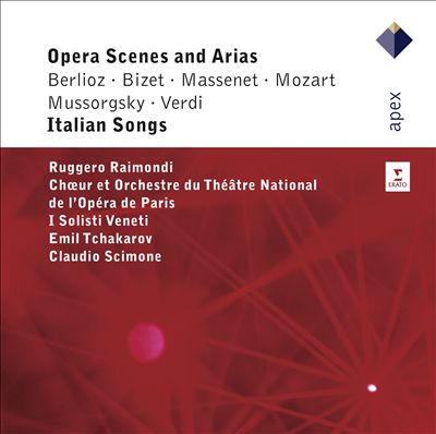 Opera Scenes and Arias; Italian Songs
