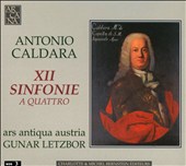 Antonio Caldara: XII Sinfonie a Quattro