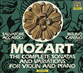 Mozart: The Complete Sonatas and Variations for Violin and Piano [Box Set]