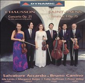 Chausson: Concerto, Op. 21; Saint-Saëns: Sonata no. 1, Op. 75