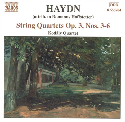 String Quartet in F major ("Serenade"), Op. 3/5, H. 3/17 (spurious, possibly by Hoffstetter)