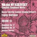Nikolai Myaskovsky: Symphony No. 17; Symphony No. 21; Salutatory Overture
