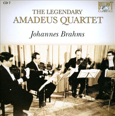 The Legendary Amadeus Quartet, CD 7: Johannes Brahms