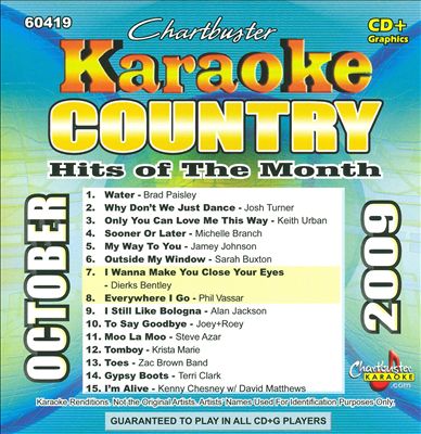 Karaoke: Country Hits of Month October 2009