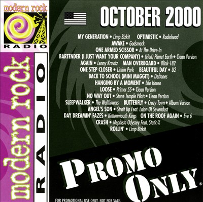 Promo Only: Modern Rock Radio (October 2000)