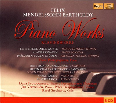 Songs Without Words (6) for piano, Book 4, Op. 53