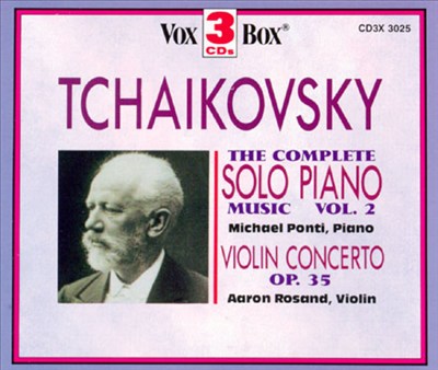 Tchaikovsky: Solo Piano Music, Vol. 2 (Complete); Violin Concerto, Op. 35