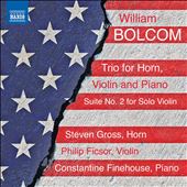 William Bolcom: Trio for&#8230;