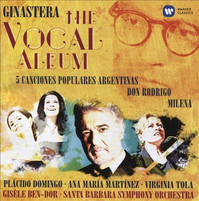 Cinco canciones populares argentinas (5 Popular Argentinian Songs), for voice and piano, Op. 10