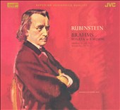 Brahms: Sonata in F Minor; Intermezzo Op. 116, No. 6; Romance Op. 118, No. 5