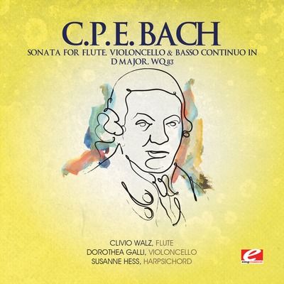C.P.E. Bach: Sonata for Flute. Violoncello & Basso continuo in D major